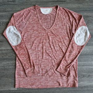 Wilfred Free Burnout Elbow Patch Long Sleeve Shirt Size S